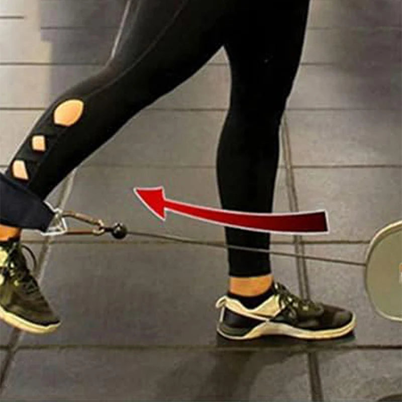 2PCS Ankle Straps Cable Double D-Ring Ankle Cuffs for Gym Workouts Glutes Legs Strength Extensions Training Brace Support Sport