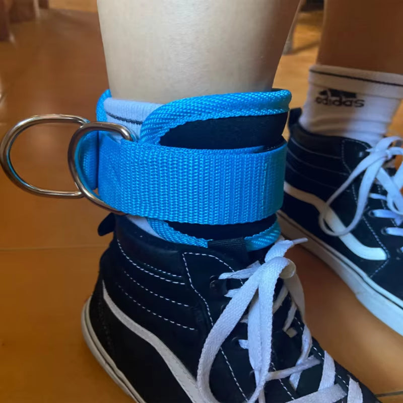 Cable Ankle Straps Double D-Ring Ankle Cuffs for Gym Workouts Glutes Legs Strength Training Brace Support Sport Safety Abductors