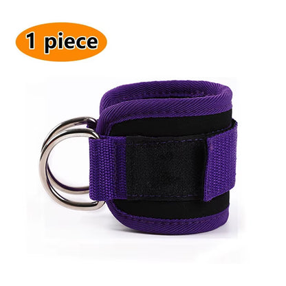 Cable Ankle Straps Double D-Ring Ankle Cuffs for Gym Workouts Glutes Legs Strength Training Brace Support Sport Safety Abductors